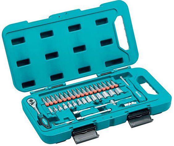 Makita P 90283 Steckschlüsselsatz (40 tlg.) für 35,49€ (statt 47€)