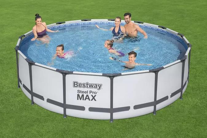 Bestway Schwimmbecken Steel Pro Max Set   457x107cm für 259,59€ (statt 376€)