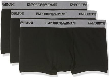 Emporio Armani   Herren Retroshorts in Weiß oder Schwarz im 3er Pack für 19,99€ (statt 36€)