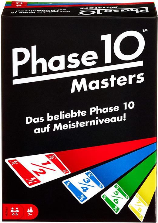 Mattel FPW34 Phase 10 Masters   Kartenspiel für 8,49€ (statt 18€)