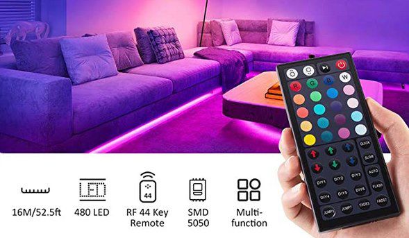 2x 6m Novostella RGB LED Steifen mit Fernbedienung für 14,99€ (statt 30€)