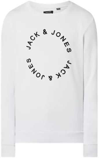 Jack & Jones Sweatshirt   Jjcircle Flock in Weiß für 19,99€ (statt 32€)