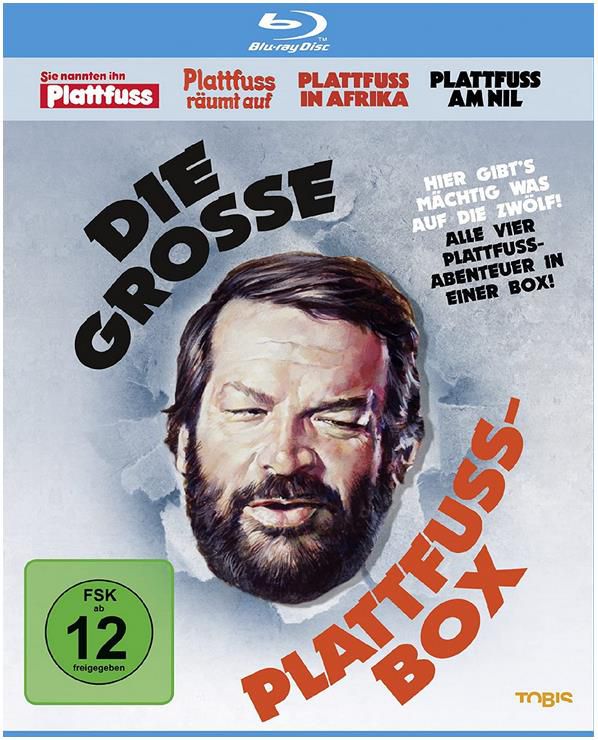 Bud Spencer Jumbo Blu Ray Box XXL für 39,97€ (statt 60€) oder Plattfuss Box für 14,97€ (statt 24€)