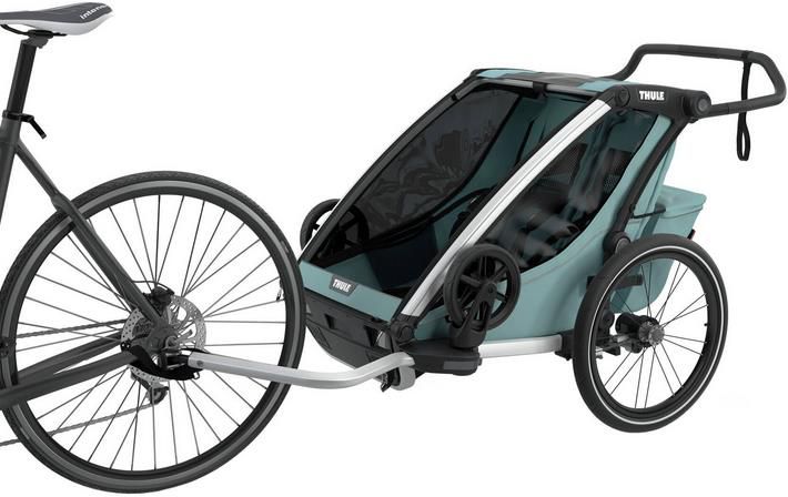 Thule Fahrradanhänger / Kinderwagen Chariot Cross 2 in Hellblau für 655,45€ (statt 759€)