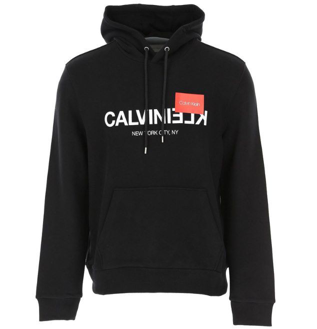 Calvin Klein Text Logo Hoodie New York für 53,90€ (statt 120€)