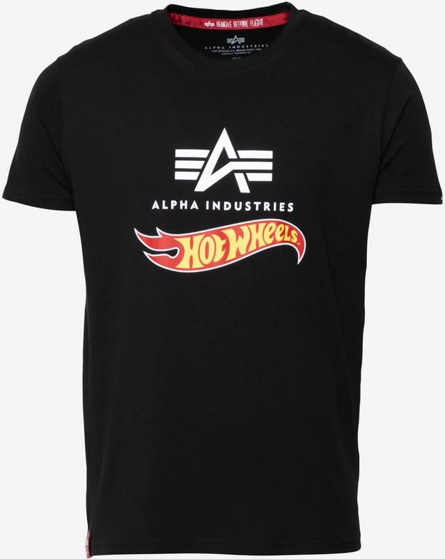 Alpha Industries Hot Wheels T Shirt in schwarz für 23,90€ (statt 30€)