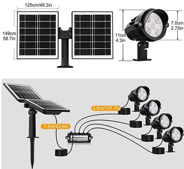 40% Rabatt auf MEIKEE LED Solar Gartenleuchte im 3 oder 4er Pack ab 22,79€ (statt 38€)