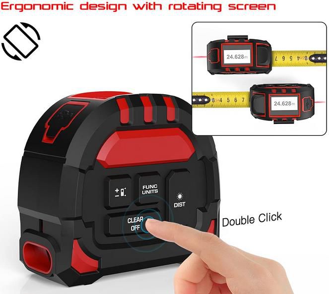 Merterks 2 in 1 Laser Entfernungsmesser (40m) inkl. 5m Maßband für 10,99€ (statt 20€)