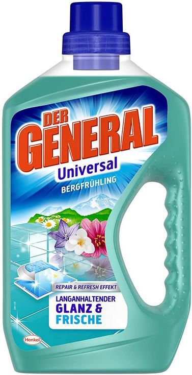 5x Der General Universal Bergfrühling   Allzweckreiniger 750ml Flasche für 3,88€ (statt 6€)