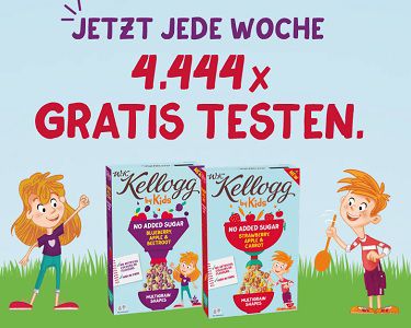 W.K. Kellogg® by Kids Cerealien kostenlos ausprobieren