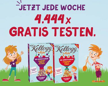 W.K. Kellogg® by Kids Cerealien kostenlos ausprobieren