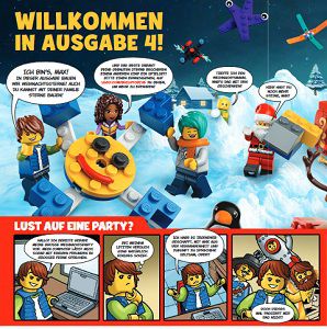 4 mal im Jahr Lego Life Magazin (Jahresabo) gratis nach Hause