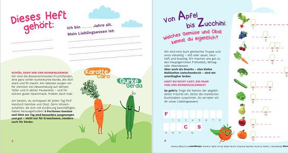 Buntes Snack5 Mitmachheft für Kinder gratis abholen