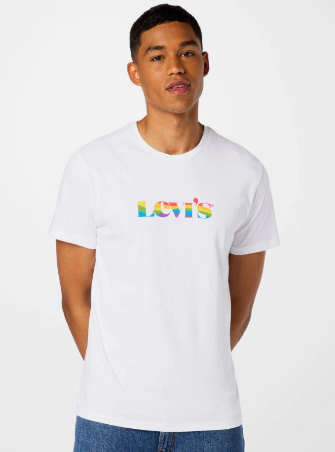 Levis T Shirt Community in Weiß für 13,14€ (statt 21€)