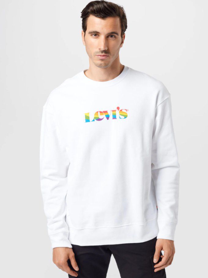 Levis Relaxed T2 Graphic Crew Pride Sweatshirt für 35,94€ (statt 44€)