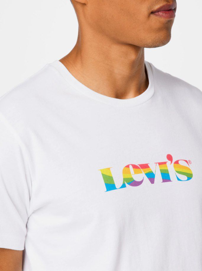 Levis T Shirt Community in Weiß für 13,14€ (statt 21€)
