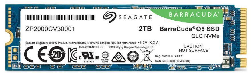 Seagate BarraCuda Q5, interne SSD 2 TB für 169,96€ (statt 199€)
