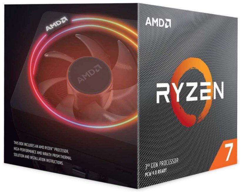 AMD Ryzen 7 3700X Prozessor, 4GHz AM4 36MB Cache Wraith Prism Boxed für 223,49€ (statt 258€)