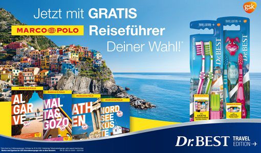 Dr. BEST Zahnbürsten kaufen   Reiseführer gratis abholen