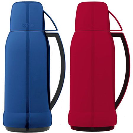 Thermos Jupitor Isolierkanne (1L) in Blau oder Rot für je 9,99€ (statt 16€)