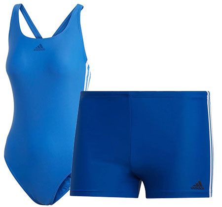 adidas FIT BX 3S Badeshort oder Badeanzug FIT SUIT 3S ab je 8,40€ (statt 17€)