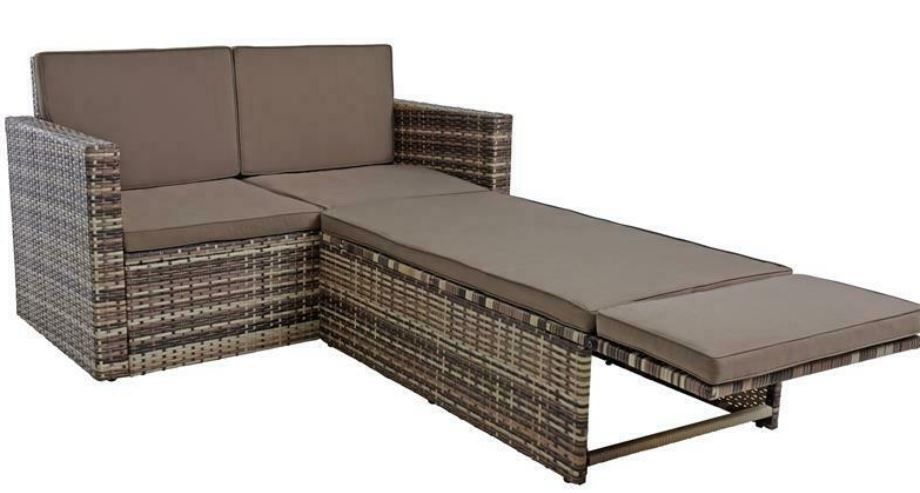 Estexo Polyrattan Lounge Ottomane 3 Farben für je 139,95€ (statt 180€)