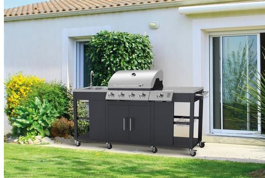 Tepro Clarksburg 5 Brenner Edelstahl Gas Grill für 249,99€ (statt 400€) Filialen Abholung