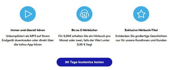 Thalia Hörbuch Download Abo 90 Tage lang gratis ausprobieren
