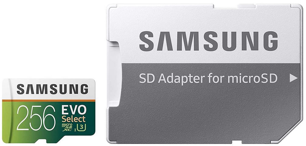 Samsung EVO Select (2020) 256GB microSD 100MB/s für 21,99€ (statt 37€)