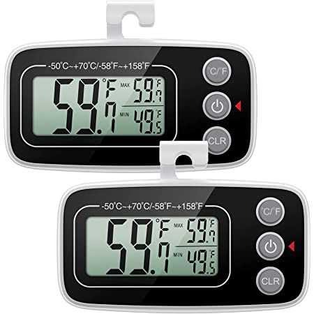 2er Pack: ORIA digitales Kühl  und Gefrierschrankthermometer für 8,39€   Prime