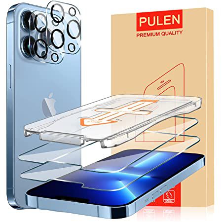 2er Pack PULEN iPhone 13 Panzerglas & Kameraschutz – auch für Pro & Pro Max für je 1,39€ – Prime