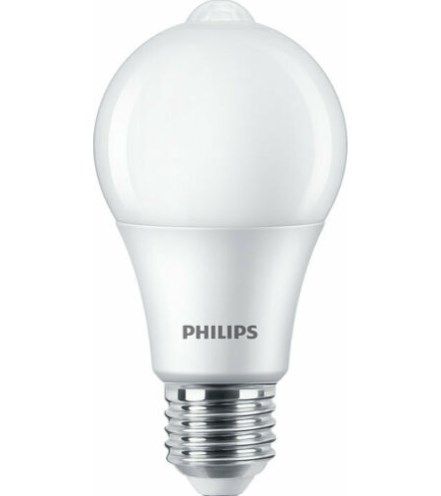 2x PHILIPS LED E27 8W (wie 60W Warmweiß) mit Bewegungsmelder für 9,98€ (statt 20€)