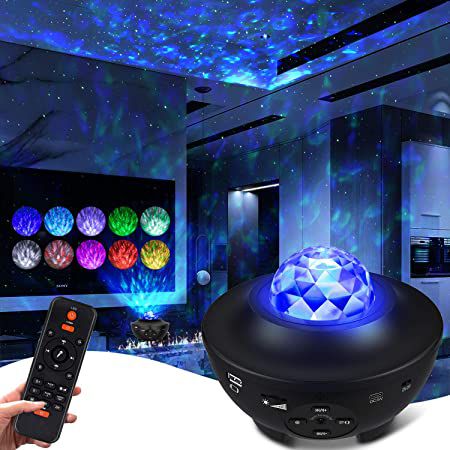 ceshu LED Sternenhimmel Projektor mit Bluetooth, 3 Stufen & Fernbedienung für 19,99€ (statt 30€)