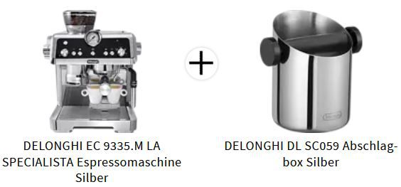DELONGHI EC 9335.M LA SPECIALISTA Espressomaschine ab 582,72€ (statt 879€) +gratis Abschlagbox