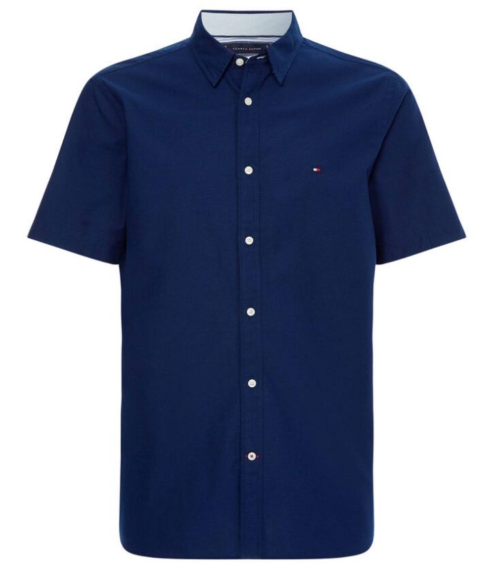 Tommy Hilfiger Herren Hemd Grid Dobby Shirt in Regular Fit für 41,70€ (statt 49€)   nur S, M