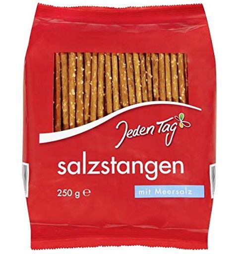 5x Jeden Tag Salzstangen (je 250g) für 1,56€   Prime