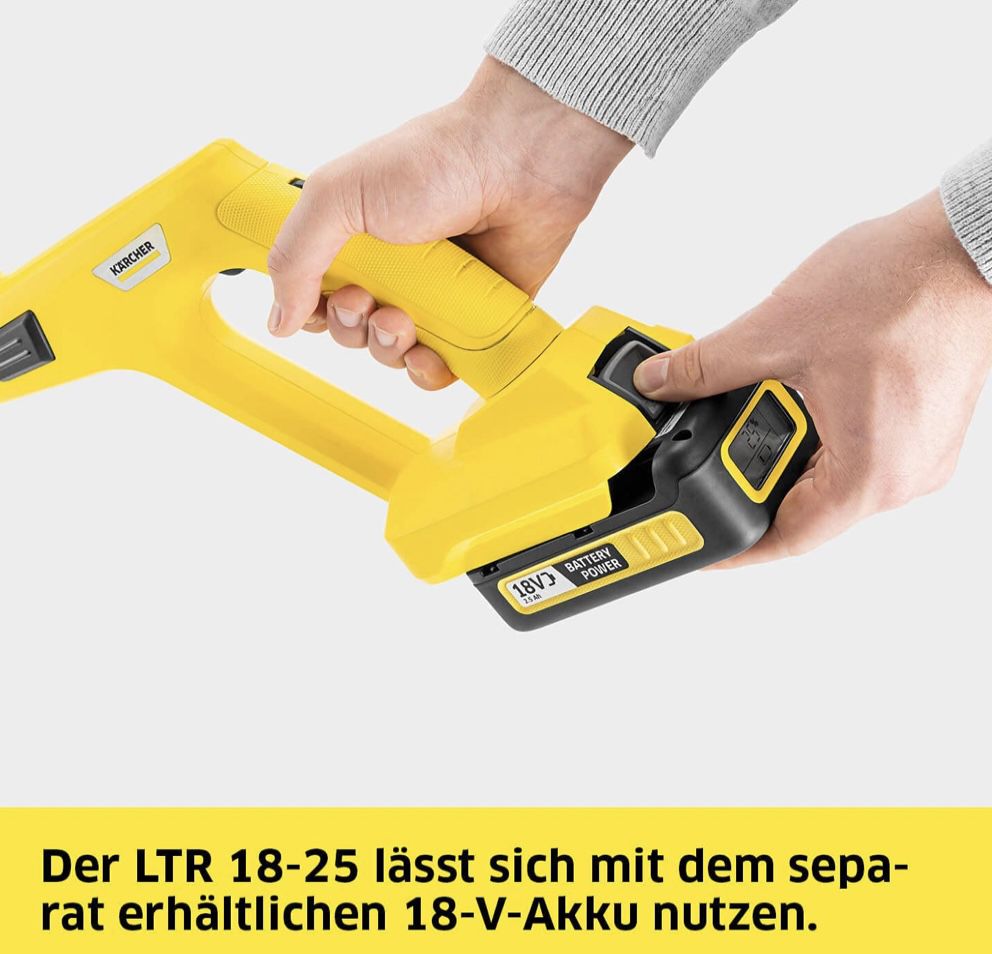 Kärcher LTR 18 25 18V Akku Rasentrimmer ohne Akku für 32,60€ (statt 58€)
