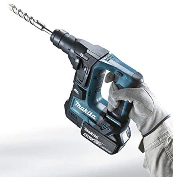 Makita DHR171ZJ SDS Plus bürstenloser Bohrhammer + Makpac Koffer ohne Akku & ohne Ladegerät für 139€ (statt 171€)