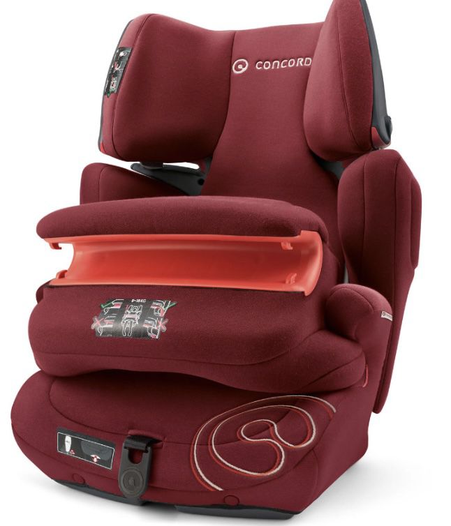 Concord Transformer Pro Kindersitz in Bordeaux für 80,99€ (statt 156€)