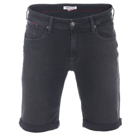 2x Tommy Jeans Herren Jeans Short Ronnie in Schwarz für 36,97€ (statt 60€)