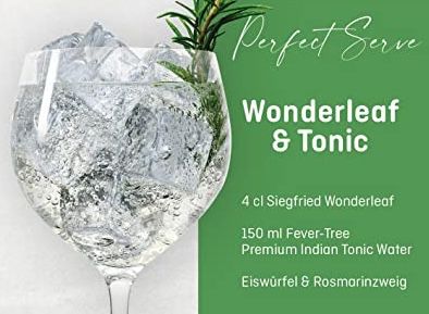 🍸 Siegfried Wonderleaf Gin (alkohol  & zuckerfrei) für 15,99€ (statt 22€)