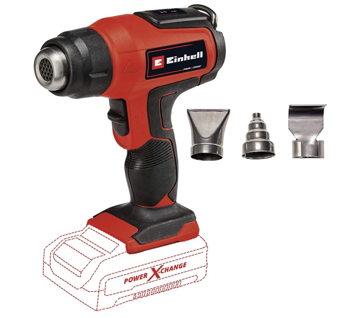 Einhell Akku Heißluftpistole TE HA 18 Li ohne Akku und ohne Ladegerät für 49,49€ (statt 60€)