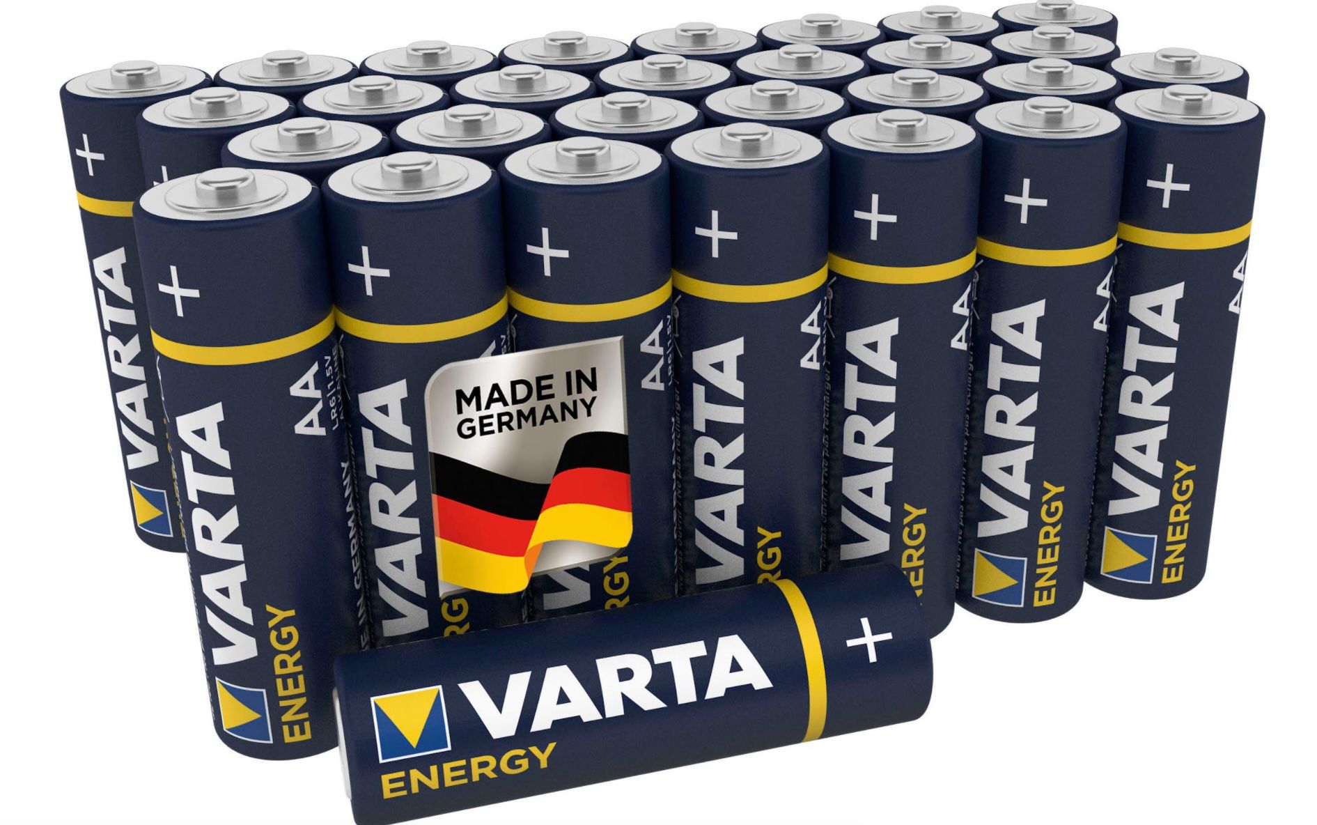 30er Pack VARTA Energy AA Mignon LR6 Alkaline Batterien ab 5,99€ (statt 9€)