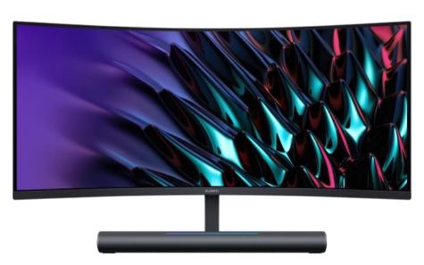 Huawei MateView GT   34 Zoll UWQHD Gaming Monitor mit max. 165 Hz + Soundbar für 359€ (statt 439€)