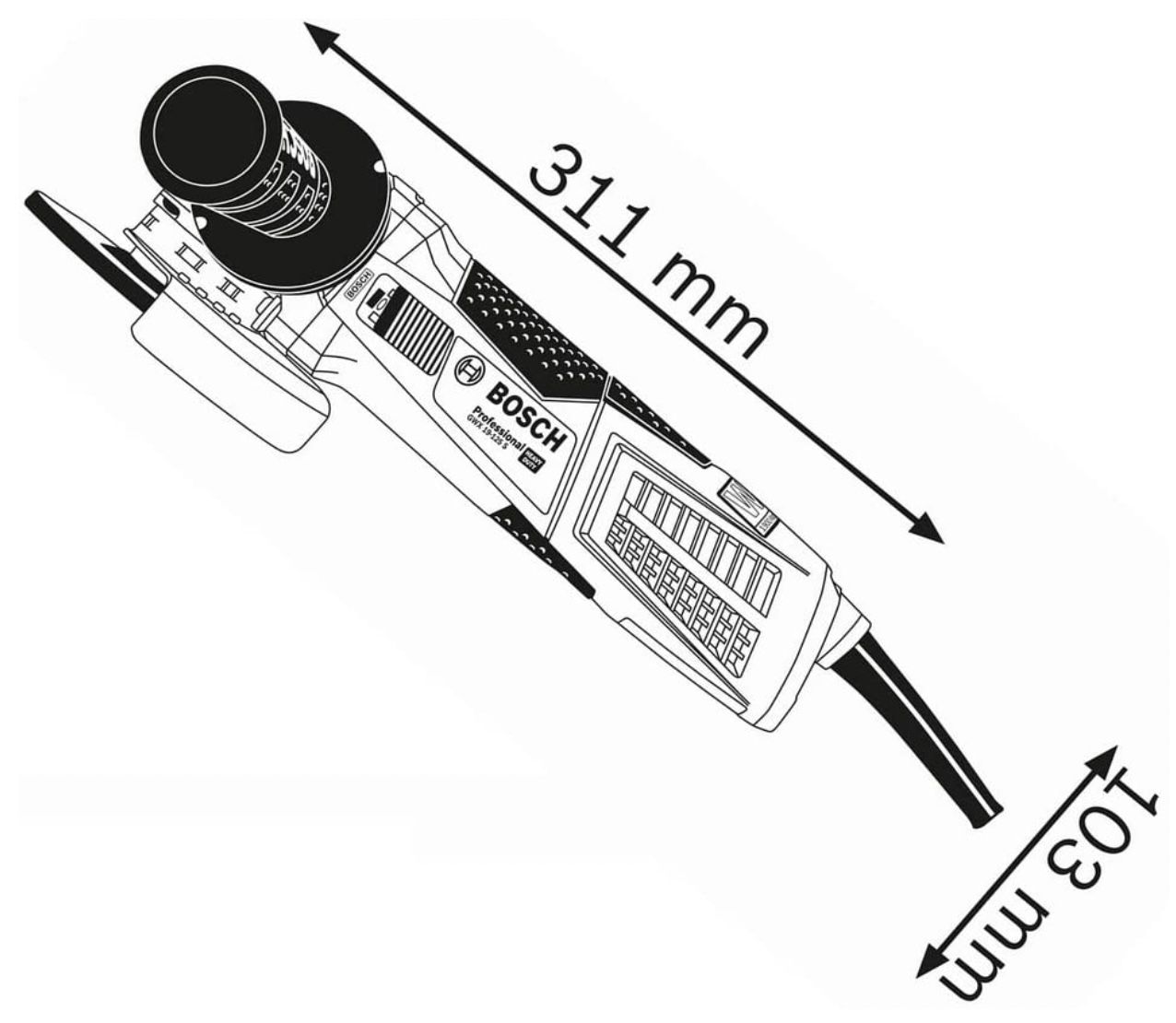 Bosch GWX 19 125 S Professional Winkelschleifer inkl. Anti Vibrationshandgriff für 139€ (statt 170€)