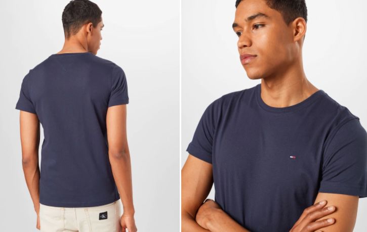 2er Pack Tommy Jeans Basic T Shirts in Weiß oder Navy/Weiß für je 33,91€ (statt 42€)