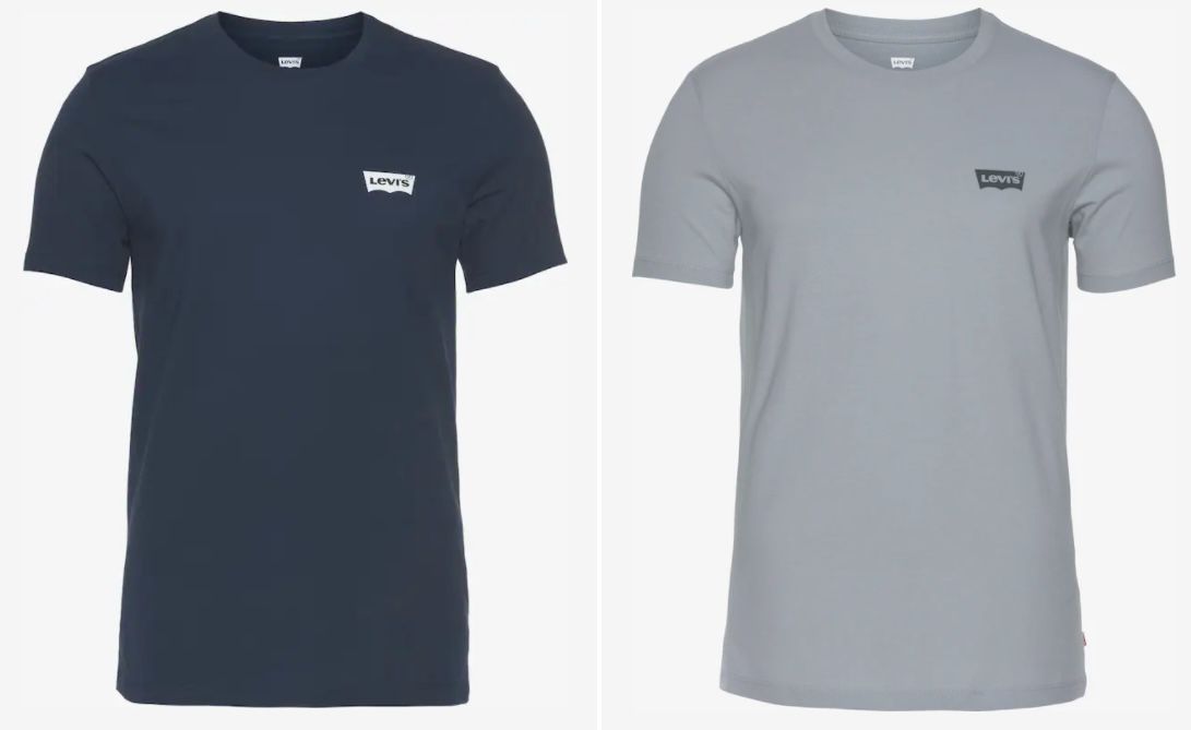 2er Pack Levis T Shirt mit Brustlogo für 26€ (statt 32€)   XS bis L