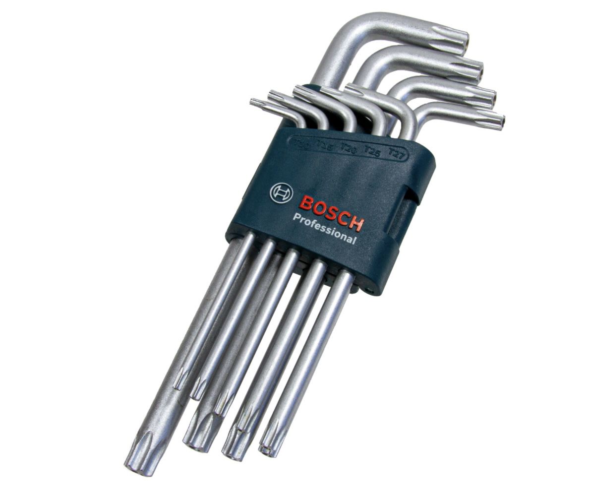 Bosch Professional 9tlg. Innensechskantschlüssel Set TORX für 13,99€ (statt 30€)   Prime