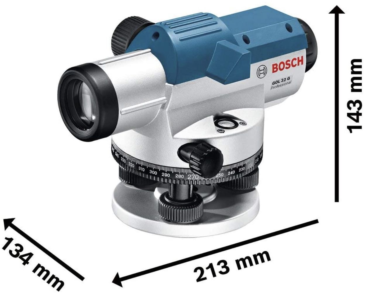 Bosch Professional GOL 32 G Optisches Nivelliergerät für 167,99€ (statt 202€)