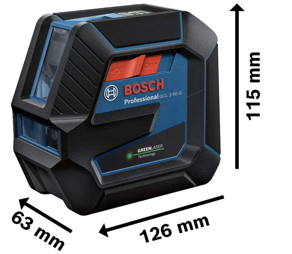 Bosch Professional Linienlaser GCL 2 50 G inkl. Halterung RM 10 u. 4x AA Batterie für 160€ (statt 178€)